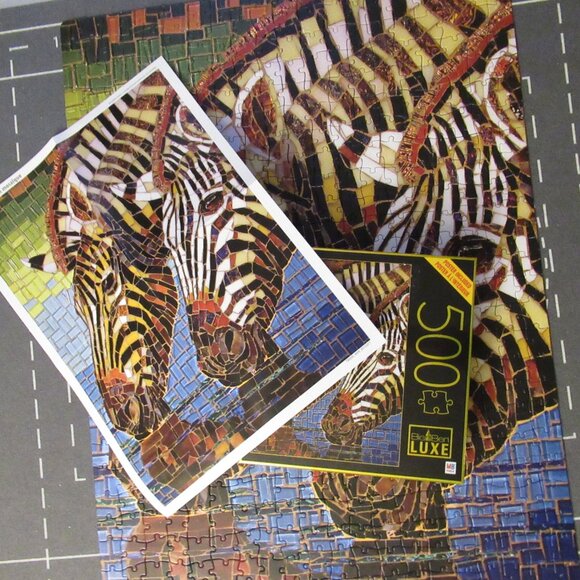 Zebra Glass Puzzle - Picture 3 of 14